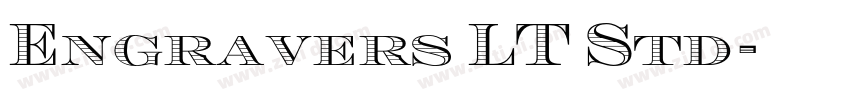 Engravers LT Std字体转换